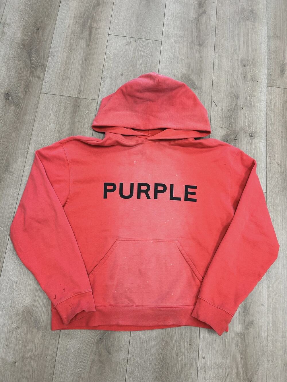 Purple Brand French Terry Pullover Hoodie Sweater size Medium M SF